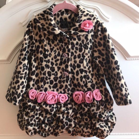 Mack & Co Other - Mack & Co. Leopard Print Fleece Jacket